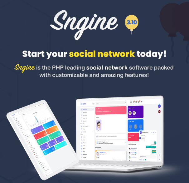 Sngine - The Ultimate PHP Social Network Platform - PHP Scripts ...