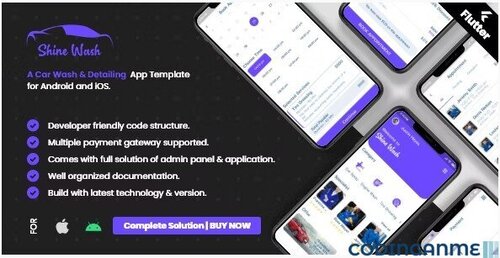More information about "Car Wash Booking System with mobile apps android | Ios | Flutter"