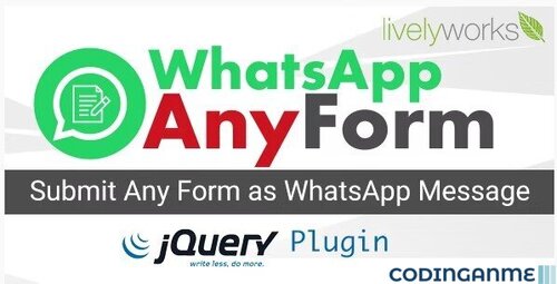 More information about "WhatsApp AnyForm - Submit Form as WhatsApp Message | WhatsApp Contact Form - jQuery Plugin"