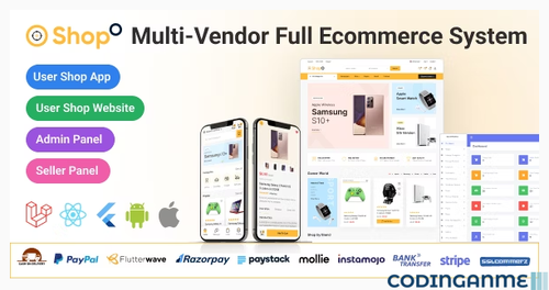 More information about "Shopo eCommerce - Multivendor eCommerce Flutter App with Admin Panel, Website & PWA"