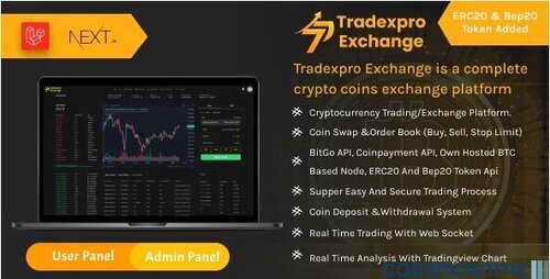 More information about "Tradexpro Exchange - Crypto Buy Sell and Trading platform, ERC20 and BEP20 Tokens Supported"