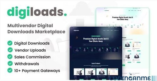 More information about "Digiloads - Multivendor Digital Downloads Marketplace"