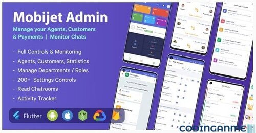 More information about "Mobijet ADMIN - Manage & Monitor Agents, Customer & Payments | Android & iOS Flutter app"