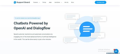 More information about "Support Board: Chatbots Powered by OpenAI and Dialogflow"