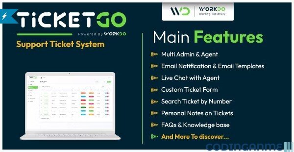 TicketGo - Support Ticket System