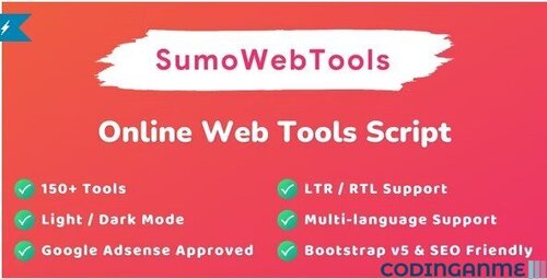 More information about "SumoWebTools - Online Web Tools Script"