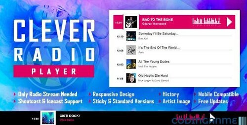 More information about "CLEVER - HTML5 Radio Player With History WordPress Plugin"