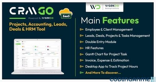 More information about "CRMGo SaaS - Projects, Accounting, Leads, Deals & HRM Tool"