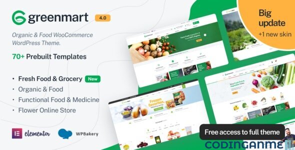 GreenMart - Organic & Food WooCommerce WordPress Theme