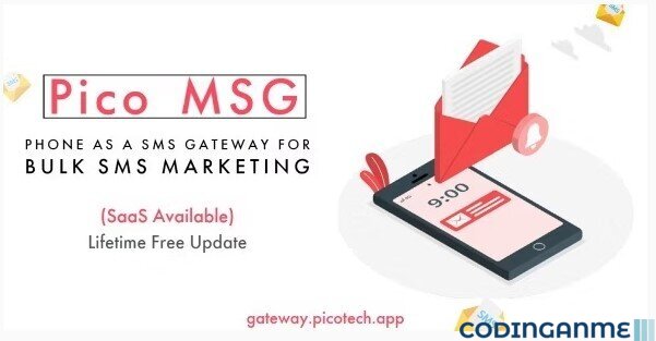 PicoMSG - Phone As an SMS Gateway For Bulk SMS Marketing