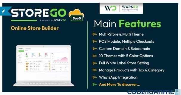 StoreGo SaaS - Online Store Builder