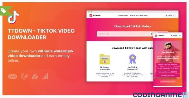 TikTok Video Downloader Without Watermark & Music Extractor