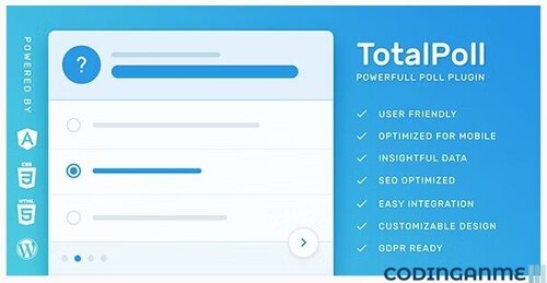 More information about "TotalPoll Pro Responsive WordPress Poll Plugin"