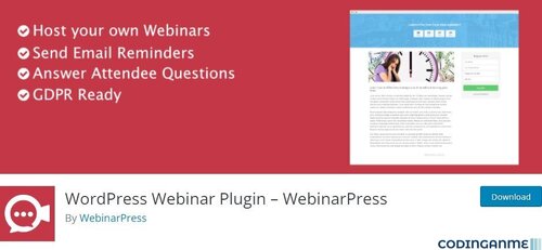 More information about "WordPress Webinar Plugin - WebinarPress"