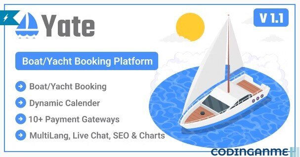 Yate - Boat/Yacht Booking Platform