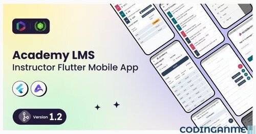 More information about "Academy Lms Instructor Flutter Mobile App"