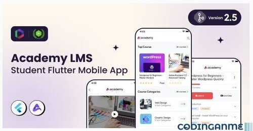 More information about "Academy Lms Student Flutter Mobile App"