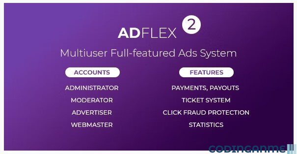 AdFlex - Multi User Full-featured Ads System