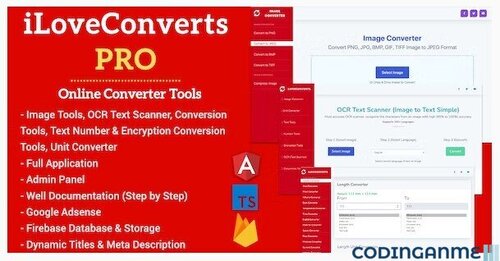 More information about "iLoveConverts PRO - Online Converter Tools Full Production Ready App with Admin Panel"