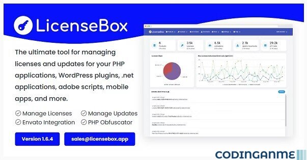 LicenseBox - PHP Licenser and Updates Manager