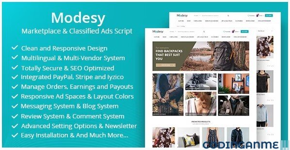 Modesy - Marketplace & Classified Ads Script