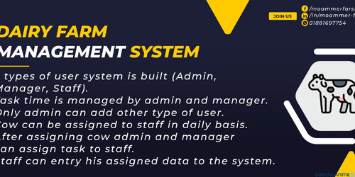 More information about "Dairy Farm Management System"