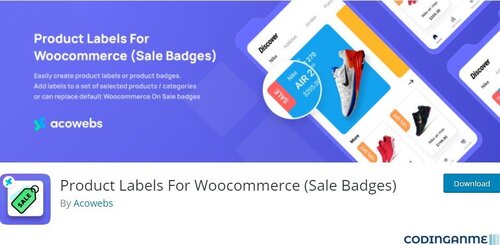 More information about "Product Labels For Woocommerce (Sale Badges)"