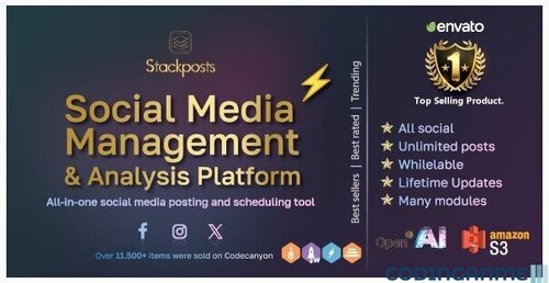 More information about "Stackposts - Social Marketing Tool"
