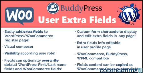 More information about "User Extra Fields - WordPress Plugin"