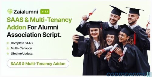 More information about "Zaialumni - Alumni Association SAAS With Multi-Tenancy Addon"