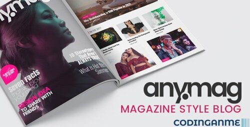 More information about "Anymag - Magazine Style WordPress Theme Blog"