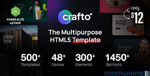 More information about "Crafto - The Multipurpose HTML5 Template"