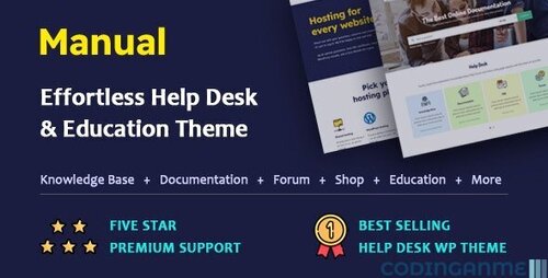 More information about "Manual - Documentation, Knowledge Base & Education WordPress Theme"