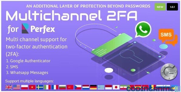 Multichannel Two Factor Authentication for Perfex CRM