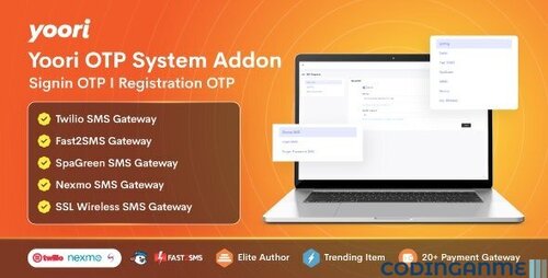 More information about "OTP System Add-on for YOORI PWA eCommerce"