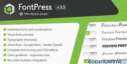 More information about "FontPress - Wordpress Font Manager"