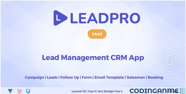 LeadPro SAAS - Lead & Call Center Management CRM