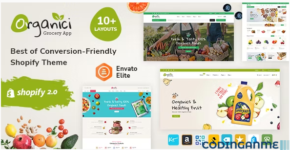 Organici - Fresh Food & Grocery Store - Shopify Multi-Purpose Theme