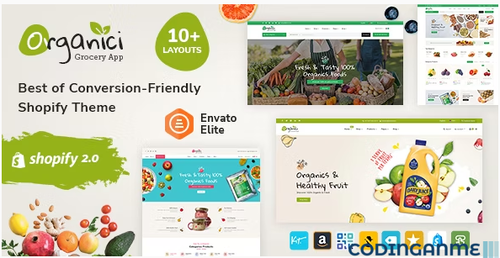 More information about "Organici - Fresh Food & Grocery Store - Shopify Multi-Purpose Theme"