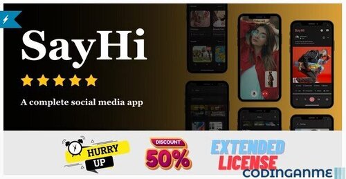 More information about "SayHi Social- (Timeline, chat, Live,Instagram,Reels,Facebook,Twitter,Threads, TikTok)"