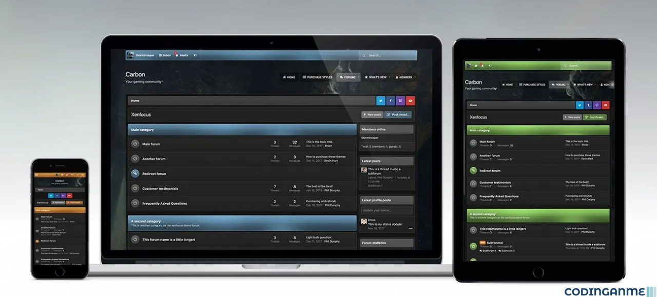 Carbon - Xenforo Themes