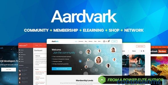 Aardvark - Community, Membership, BuddyPress Theme