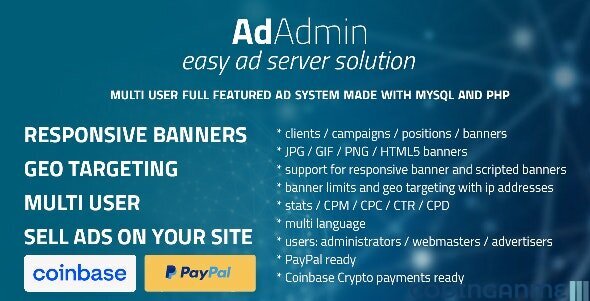 AdAdmin - Easy full featured ad server system