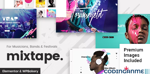 Mixtape - Music Theme for Artists & Festivals