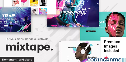 More information about "Mixtape - Music Theme for Artists & Festivals"