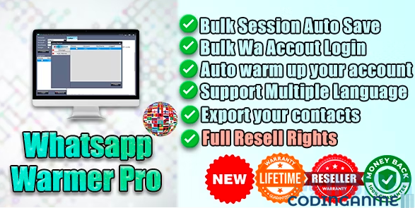 Whatsapp Multiple Accounts Warmer +KeyGen-Full Reseller