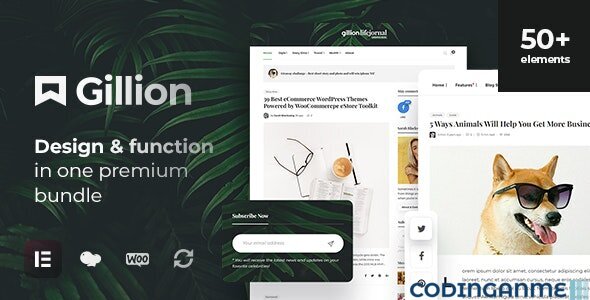 Gillion | Multi-Concept Blog/Magazine & Shop WordPress AMP Theme