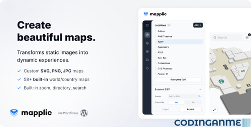 More information about "Mapplic - Custom Interactive Map WordPress Plugin"