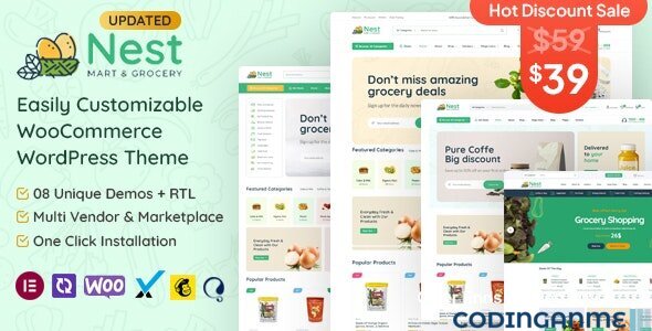 More information about "Nest - Grocery Store WooCommerce WordPress Theme"