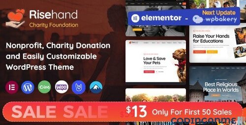 More information about "RiseHand - Charity & Donation WordPress Theme"